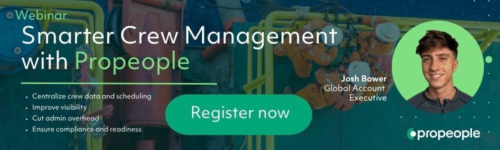Smarter Crew Management with Propeople - Webinar Registration