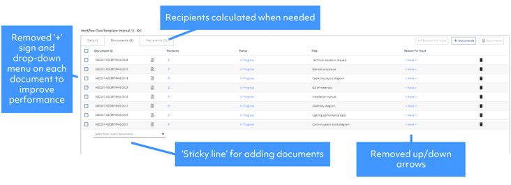 Proarc 7.4 FP2 - Document List Performance Improvements