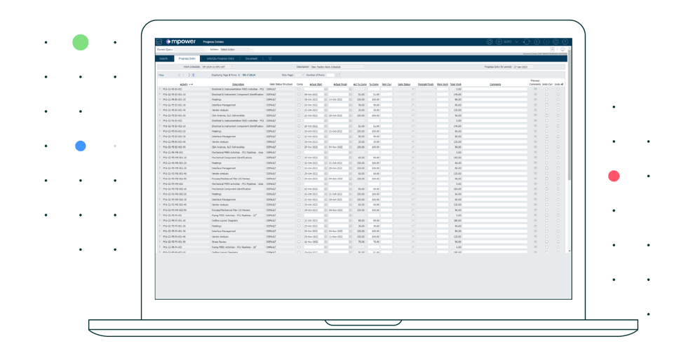 Proarc-Engineering-Document-Management-Software-Dashboard-Progress-Entries